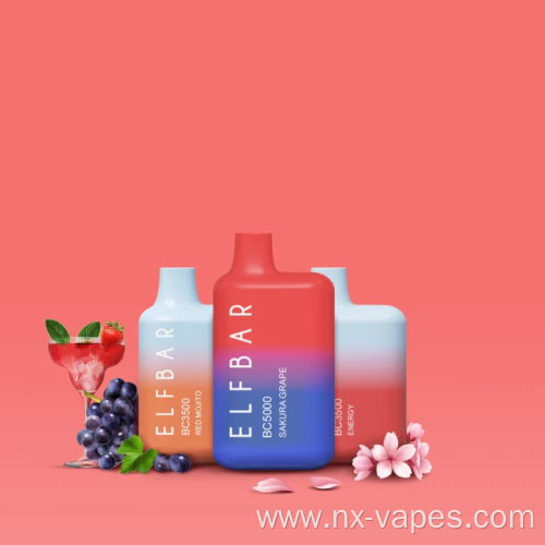 Elf Bar bc 5000 Disposable Vape Wholesale Box